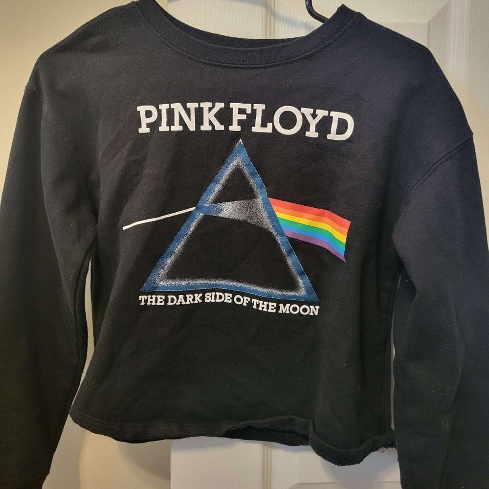 Pink Floyd Cropped Hoodie